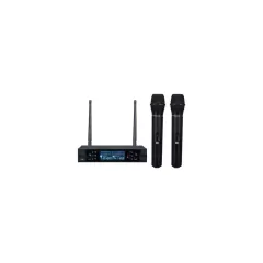 Microfono Inalambrico Uhf Doble De Mano Ross Mu-626