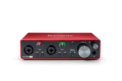 Placa Interface De Audio Focusrite Scarlett 2i2 , 3er Generación , Usb Grabación Streaming 2-in 2-out - comprar online