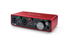 Placa Interface De Audio Focusrite Scarlett 2i2 , 3er Generación , Usb Grabación Streaming 2-in 2-out