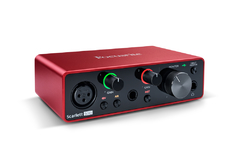 Placa Interface De Audio Focusrite Scarlett Solo , 3er Generación ,  Usb Grabación Streaming 2-in 2-out - comprar online