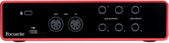 Placa Interface De Audio Focusrite Scarlett 4i4 , 3er Generación ,  Usb Grabación Streaming 4-in 4-out Midi - comprar online