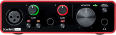 Placa Interface De Audio Focusrite Scarlett Solo , 3er Generación ,  Usb Grabación Streaming 2-in 2-out - Pro Audio Store Argentina