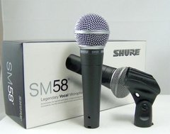 Micrófono Shure SM58 LC dinámico hecho en México, orginal con garantía distribuidor oficial ! - comprar online
