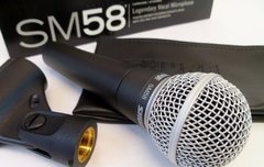 Micrófono Shure SM58 LC dinámico hecho en México, orginal con garantía distribuidor oficial ! en internet