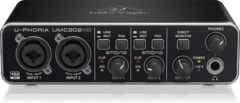 Interface o placa USB Behringer U-PHORIA UMC202HD , nueva en caja , garantía oficial - Pro Audio Store Argentina
