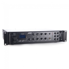 Amplificador integrado para instalaciones VMRAUDIO STORE 35 , con lector de tarjeta SD USB FM con control remoto. en internet