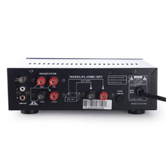 Amplificador integrado para instalaciones VMRAUDIO STORE 6, con lector de tarjeta SD USB FM con control remoto. - comprar online