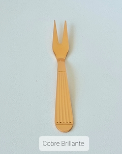 Pinchos Mini Tenedor Picada Copetin Pincho Aluminio Anodizado X 6 Ud - comprar online
