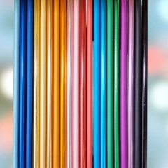 Pajitas Sorbete Eco Reutilizables Aluminio Anodizado X 10uds en internet