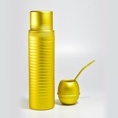 Juego Termo Vintage de Litro+ Mate Eggy + Bombilla curva Larga - comprar online