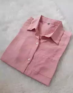 Camisa 3/4 poplín - tienda online