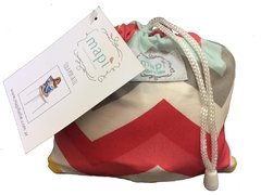 SILLA PORTÁTIL CHEVRON ROJO, BLANCO, GRIS, VERDE Y AMARILLO - comprar online