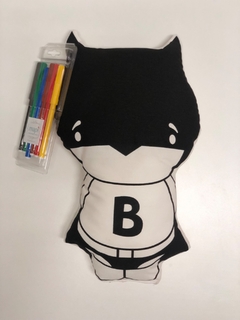 ALMOHADÓN BATMAN PARA PINTAR