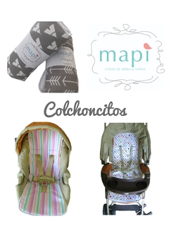COLCHONCITO GRIS CON GATOS - comprar online