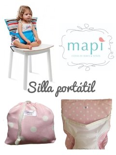SILLA PORTÁTIL AMARILLA CON ELEFANTES en internet