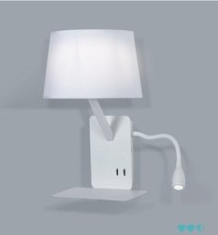 Velador con cargador USB