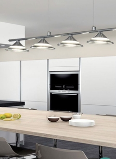 A08-colgante 5 luces bardal cromo - comprar online