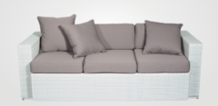 Sillon Triple Rattan