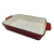 Asadera de hierro Esmaltado rojo 33 cm