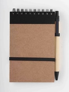 CUADERNO DE PAPEL ECOLÓGICO Y BOLIGRAFO - ECOLIBR3