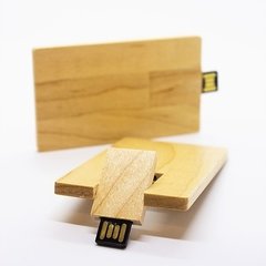 Eco-Pendrive tarjeta madera - 16GB - UDT-46 madera