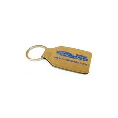 Llavero eco-cuero con logo impreso