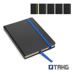 Cuaderno Writer A6 80 hojas Tapa Negra con detalle