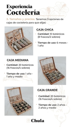 Cajas de Cocktelería - 3 tamaños - tienda online