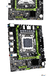 Imagem do Kllisre X79 LGA 2011 placa-mãe M-ATX M.2 NVME slot compatível com processador Intel Xeon E5 V1 e V2 DDR3 ECC RAM X79G desktop mainboard