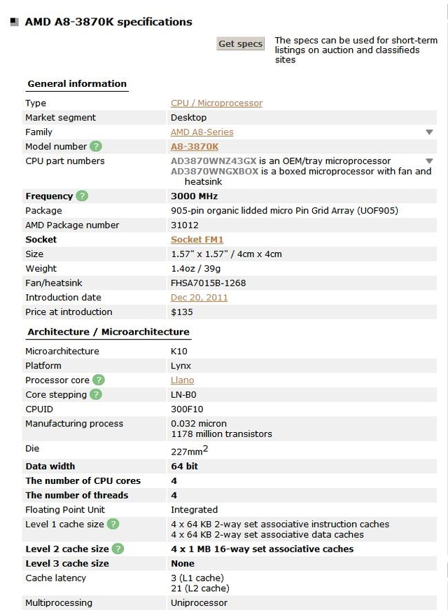 Amd A8 3870k A8 3870k A8 3870 Fm1 3 0ghz 4mb 100w Cpu Processador Fm1 Pecas Riscadas Funcionando 100 Frete Gratis