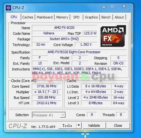 amd fx 8320 8 core processor