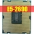 Imagem do Processador Intel Xeon E5 2690 E5-2690 Oito Núcleo 2.9G SROL0 C2 LGA2011 CPU 100% funcionando corretamente PC Servidor Desktop Processador
