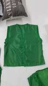 chaleco verde de tafeta pedido Rainbow
