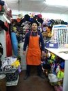 Delantal con bolsillo