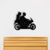 Vinil Decorativo Arte no LP - Casal na Moto Personalizado na internet