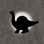 Luminária Led Arte no LP - Dinossauro - comprar online