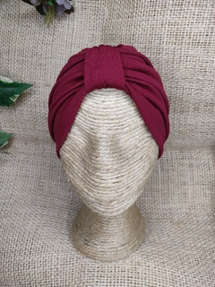 Turbante Gorro Vino tinto - comprar online