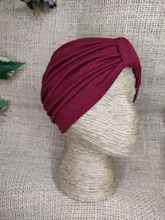 Turbante Gorro Vino tinto