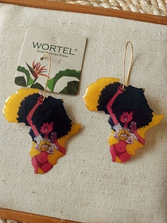 Aretes mapa afri sexy