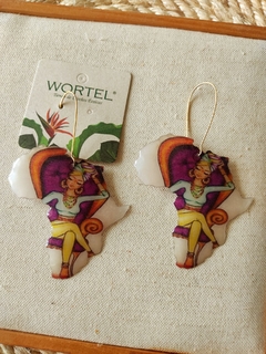 Aretes mapa afri Turban