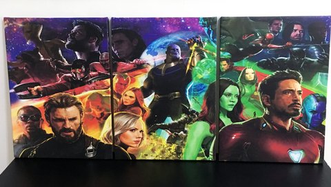 Cuadros - Tríptico Avengers: Infinity War - comprar online