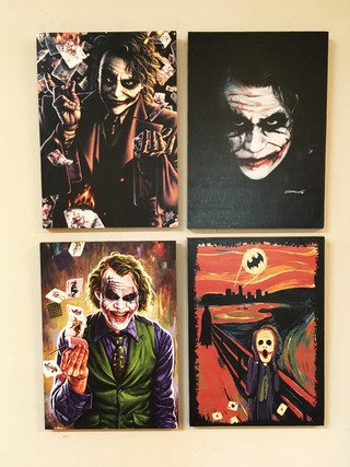 Combo 4 cuadros Joker Heath Ledger - comprar online