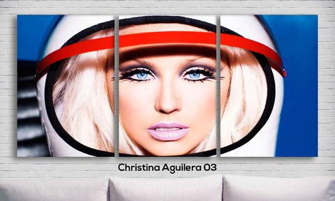 Cuadros - Tríptico Christina Aguilera 03