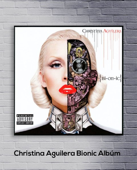 Cuadro Christina Aguilera Bionic Álbum - comprar online
