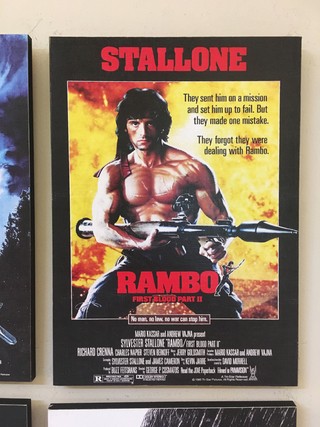 Combo 4 cuadros Rambo - tienda online