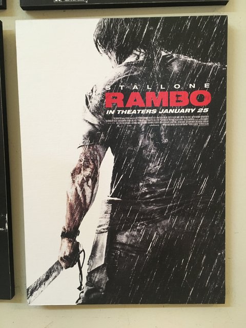 Combo 4 cuadros Rambo - comprar online