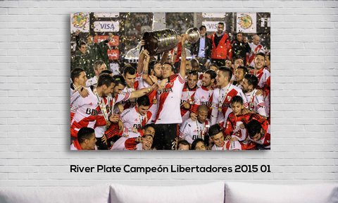 Cuadro River Plate Campeón Libertadores 2015 01 - comprar online