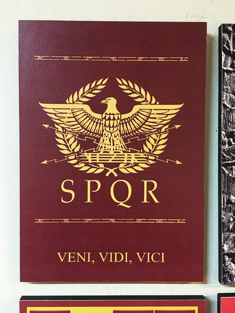 Cuadro Imperio Romano SPQR - comprar online