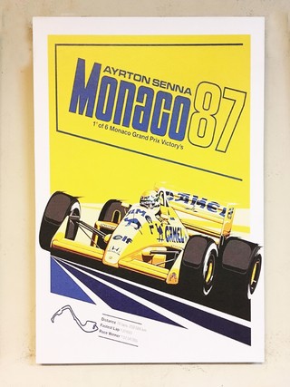 Combo 3 cuadros Ayrton Senna - tienda online