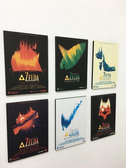 Combo 6 cuadros Zelda - comprar online